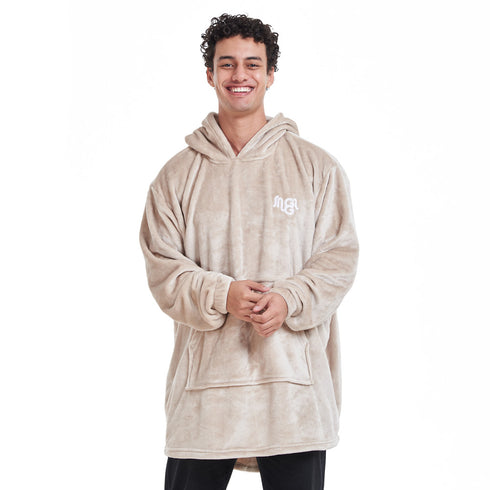 Snuggs Blanket Hoodie Beige